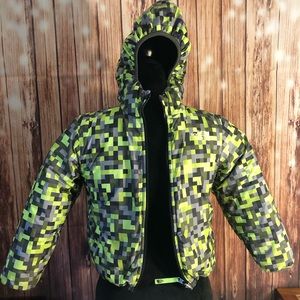 Boys North Face Reversible Winter Coat! Size XS!